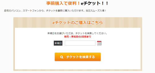 チケット検索画面例
